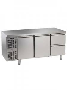 Nordcap Kühltisch mit Arbeitsplatte CLM 650-3-7011 (3 Abteile)