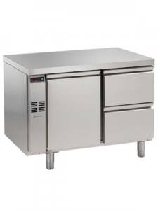Nordcap Kühltisch mit Arbeitsplatte CLO 650-2-7011 (2 Abteile)
