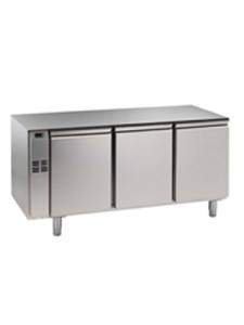 Nordcap Kühltisch mit Arbeitsplatte CLO 650-3-7001 (3 Abteile)