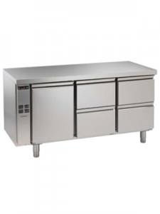 Nordcap Kühltisch mit Arbeitsplatte CLO 650-3-7031 (3 Abteile)