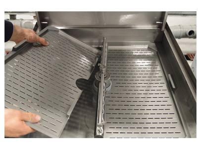 Gläserspülmaschine für die Gastronomie, Geräte Breite: bis 600 mm; Korbmaß  (mm): 350 x 350