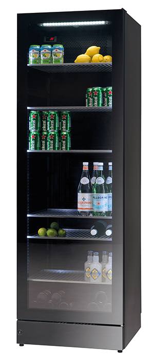 NordCap Getränkekühlschrank mit Glastür M 85 für Bar und Imbiss Gastlando 